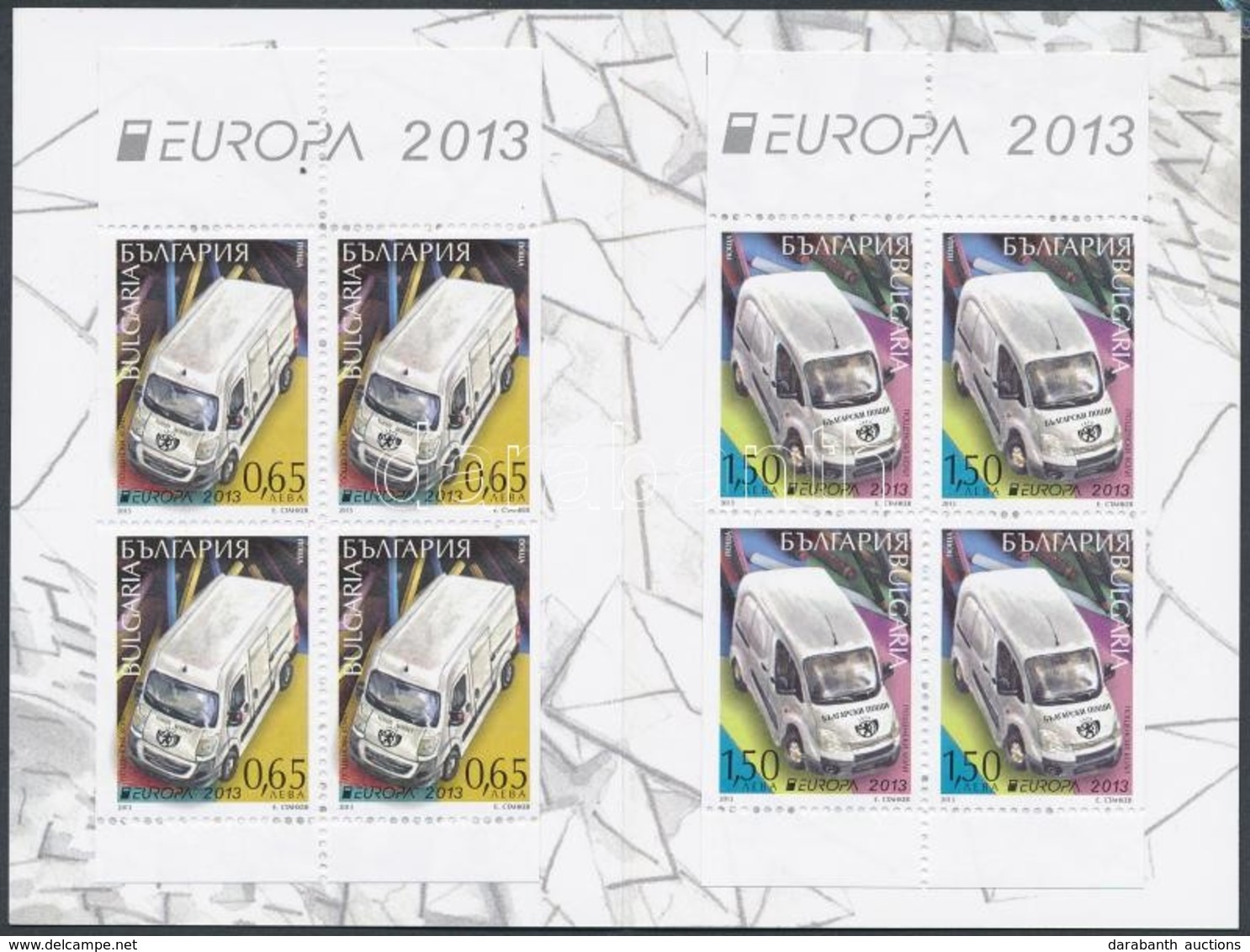 ** 2013 Europa CEPT Postai Járművek Bélyegfüzet Mi MH 12 - Other & Unclassified