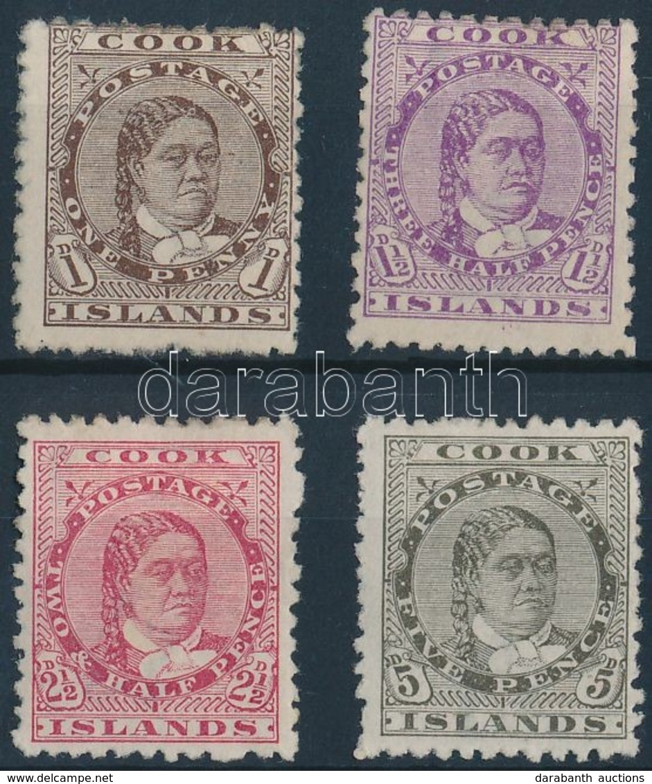 * 1893 Forgalmi Mi 5 A, 7-9 A (foghibák) - Other & Unclassified