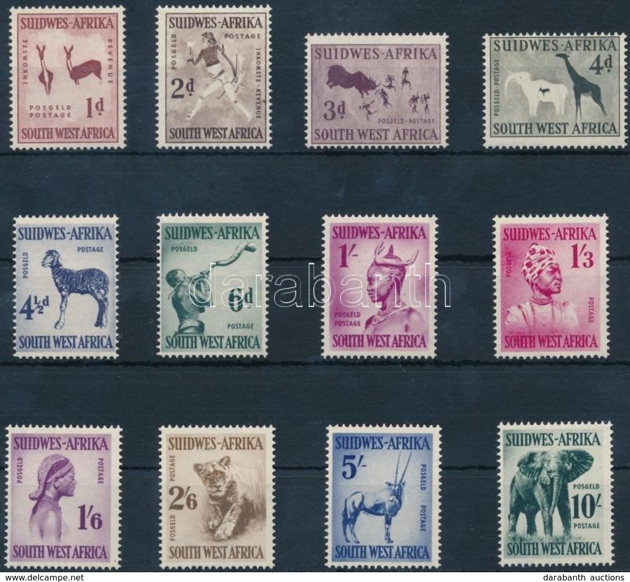 ** 1954 Állatok Sor Mi 279-290 - Andere & Zonder Classificatie