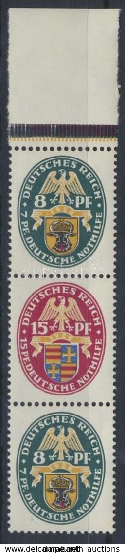 * 1928-1929 Segélybélyeg, Címer Füzetösszefüggés Mi S51 L - Altri & Non Classificati