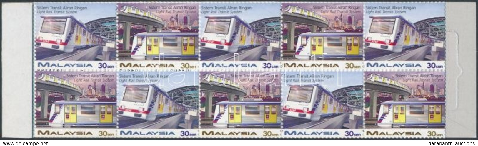 ** 1997 Light Rail Transit Systems Megnyitása Kuala Lumpur-ban Bélyegfüzet Mi 633-634 - Andere & Zonder Classificatie