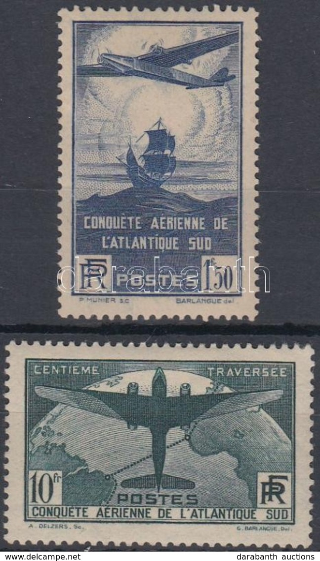 * 1936 Repülés Sor Mi 326-327 - Andere & Zonder Classificatie