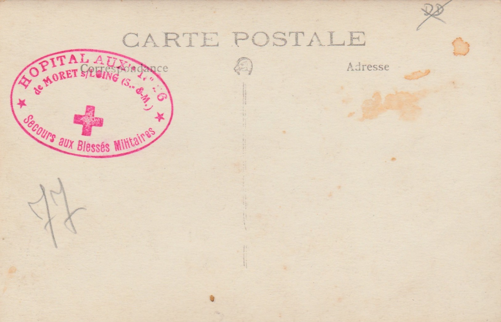 Hopital Auxiliaire N° 6 De  Moret Sur Loing , Guerre 1914-1918,cartephoto - Guerre 1914-18