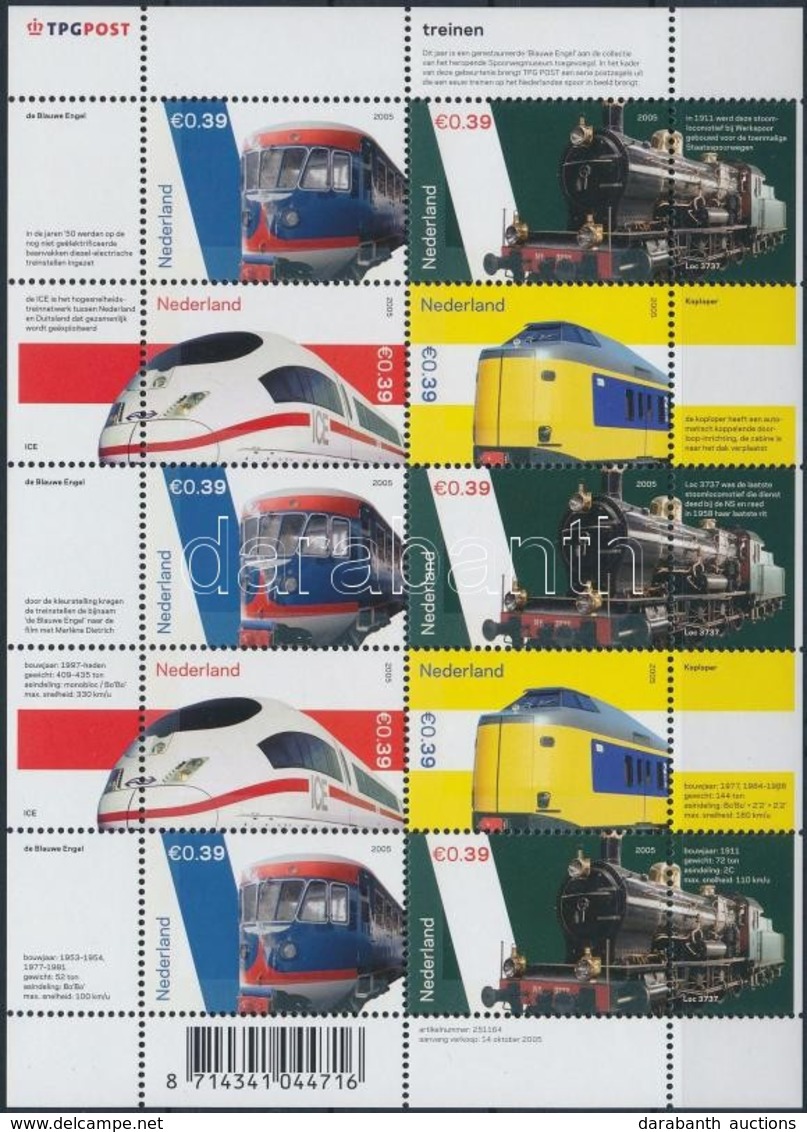 ** 2005 Vasút Kisív Mi 2338-2341 - Other & Unclassified