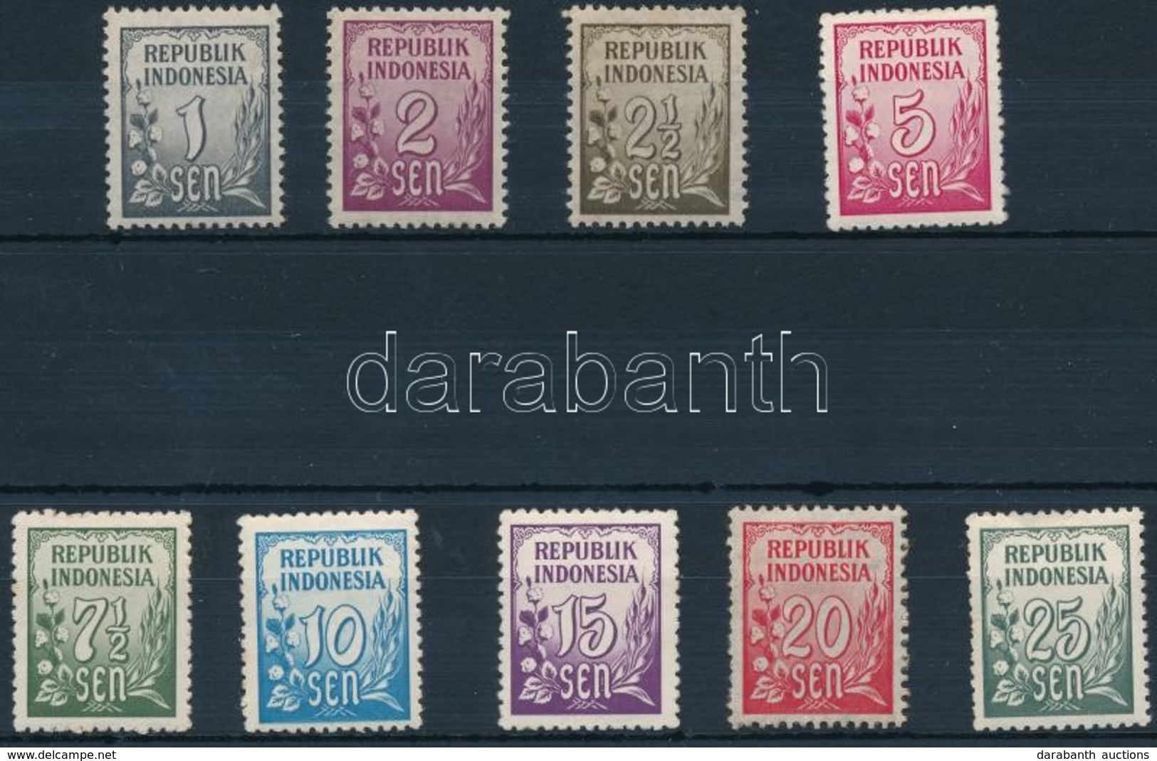 ** 1951 Forgalmi Sor,
Definitive Set
Mi 73-81 - Other & Unclassified