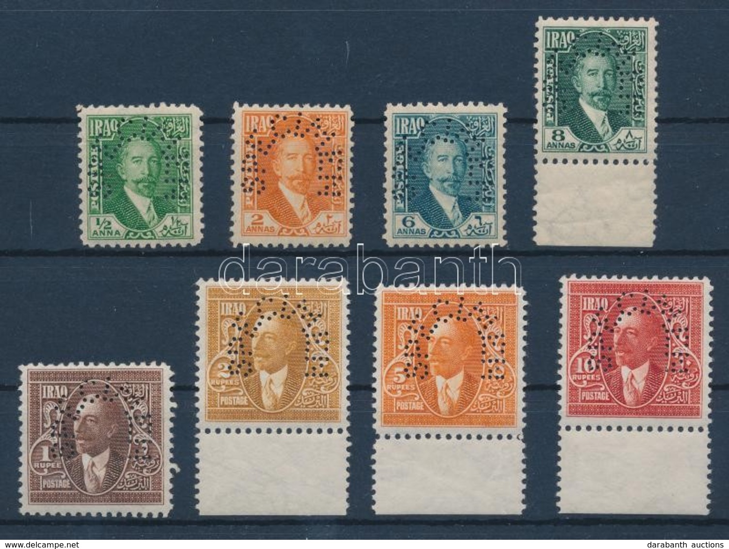 ** 1931 Faisal I Mi 33, 36, 39-44 SPECIMEN - Other & Unclassified