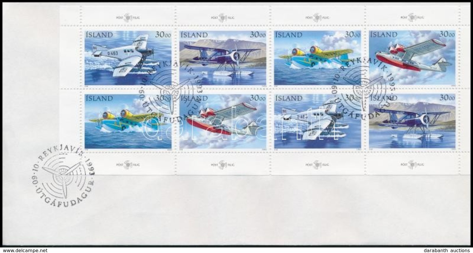 1993 Bélyegnap Kisív FDC-n,
Stamp Day Minisheet On FDC
Mi 791-794 - Sonstige & Ohne Zuordnung