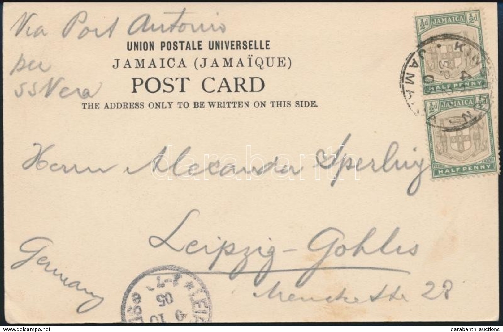 1905 Képeslap Németországba / Postcard To Germany - Other & Unclassified