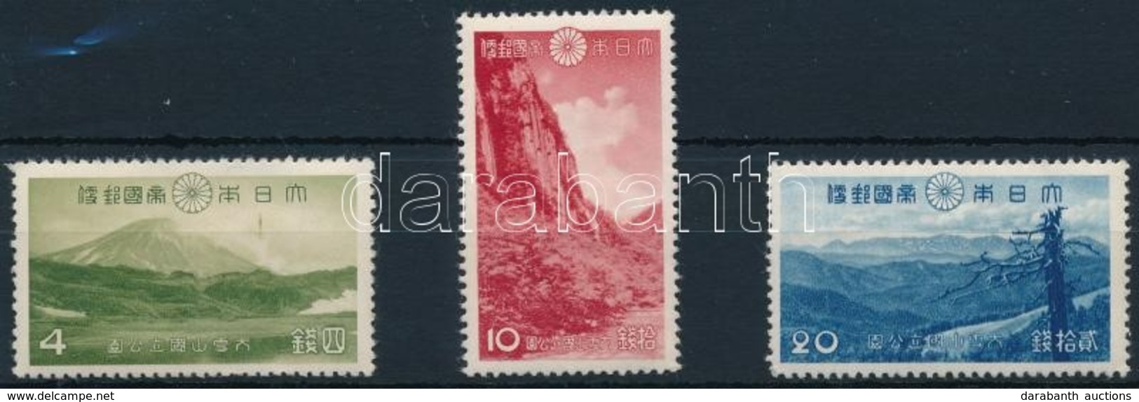 ** 1940 Nemzeti Park 3 érték Mi 293-295 - Altri & Non Classificati