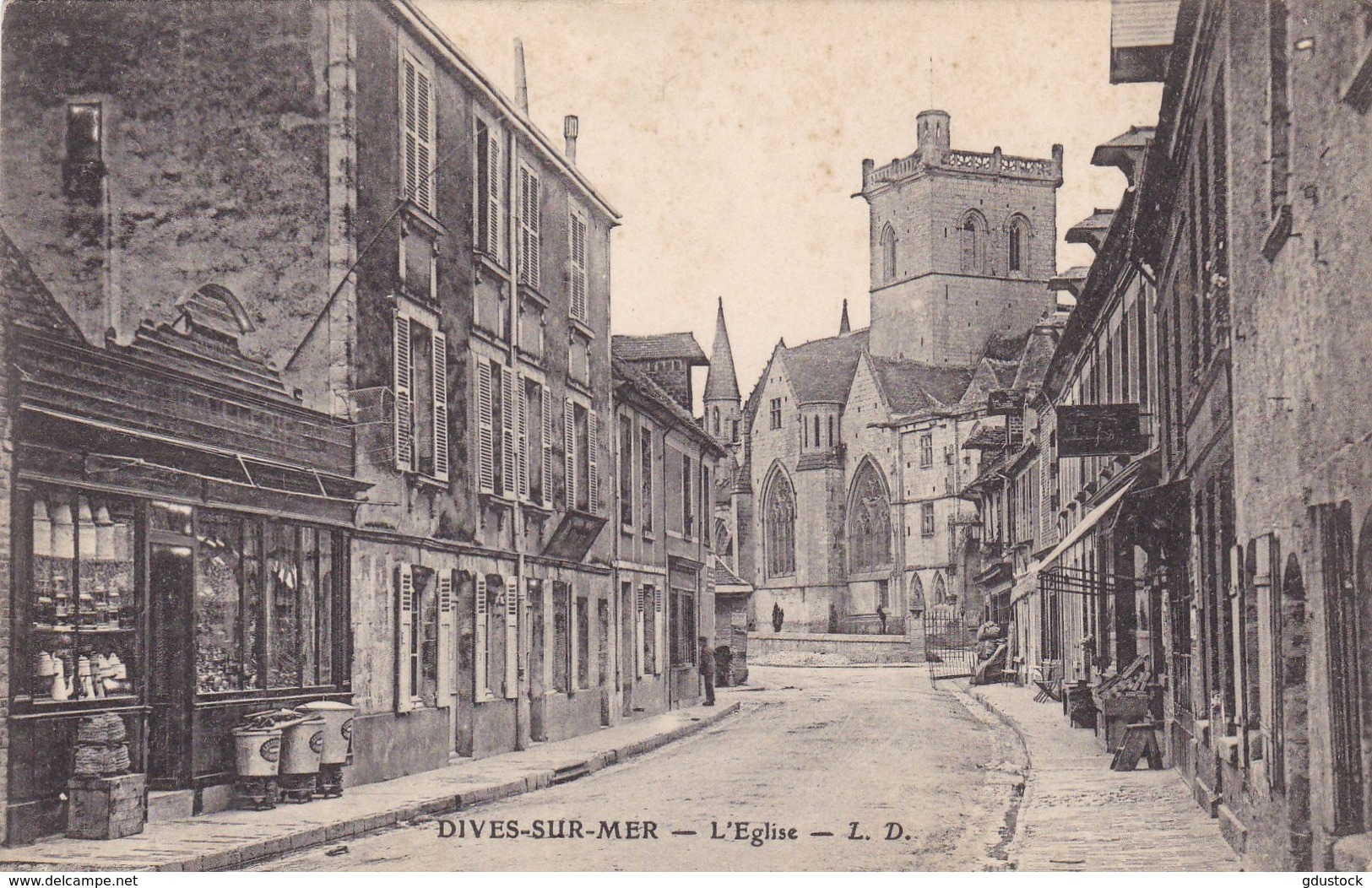 Calvados - Dives-sur-Mer - L'église - Dives