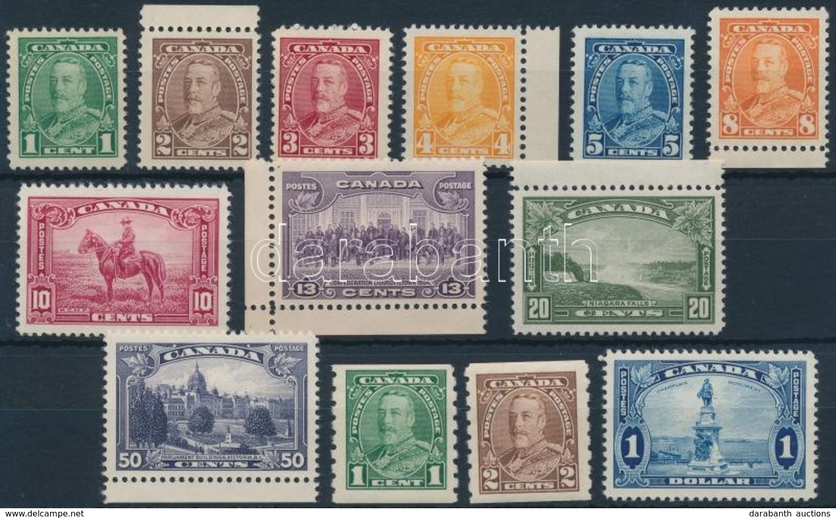 ** 1935 15 értékes Forgalmi Sor / Mi 184-194 + 184 D + 185 D - Altri & Non Classificati