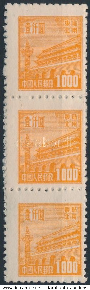 ** Észak-Kelet Kína 1950 Mi 163 10-es Csík (Mi EUR 70,-) - Other & Unclassified