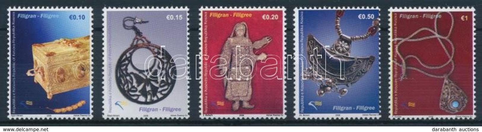 ** 2008 Népművészet Sor,
Handicraft Set
Mi 106-110 - Andere & Zonder Classificatie