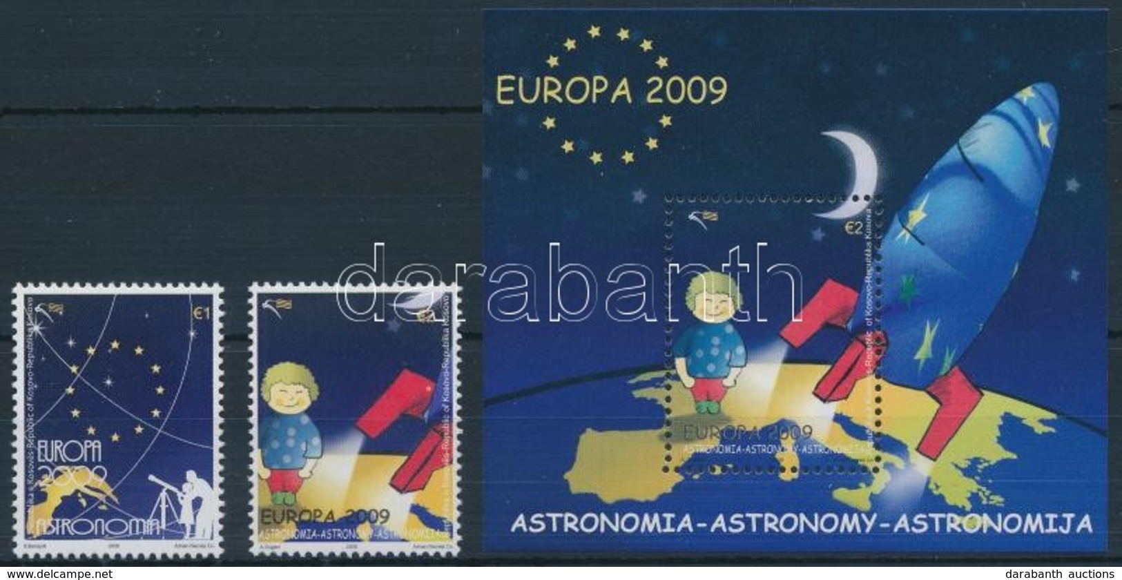 ** 2009 Europa CEPT Sor,
Europa CEPT Set
Mi 132-133 + Blokk Mi 11 - Andere & Zonder Classificatie