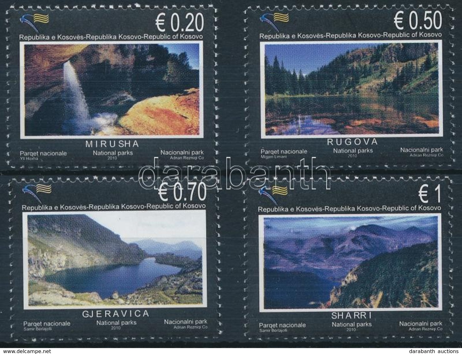 ** 2010 Nemzeti Parkok Sor,
National Parks Set
Mi 163-166 - Other & Unclassified