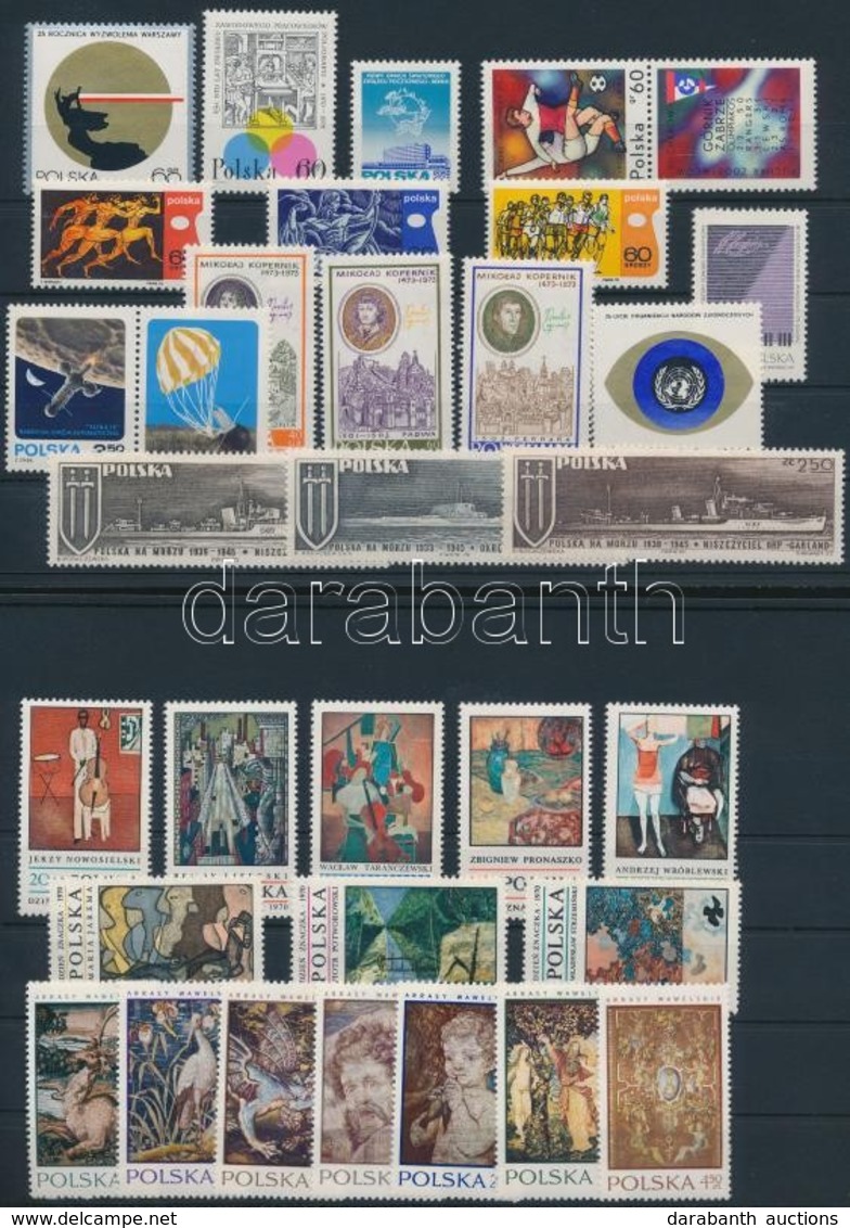 ** 1970 6 Sor, 7 Bélyeg, 2 Blokk,
6 Set, 7 Stamps, 2 Blocks - Andere & Zonder Classificatie