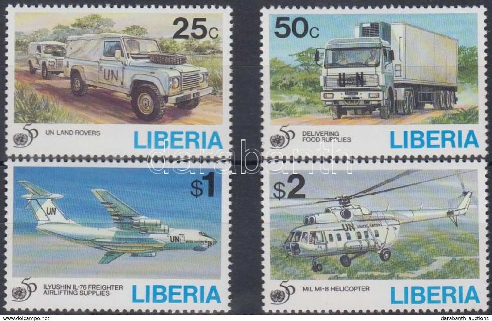 ** 1995 50 éves Az ENSZ Sor Mi 1643-1646 - Other & Unclassified