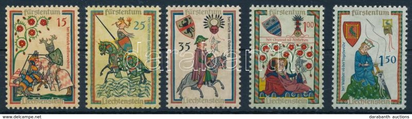 ** 1961 Trubadúr (I) Sor Mi 406-410 - Andere & Zonder Classificatie