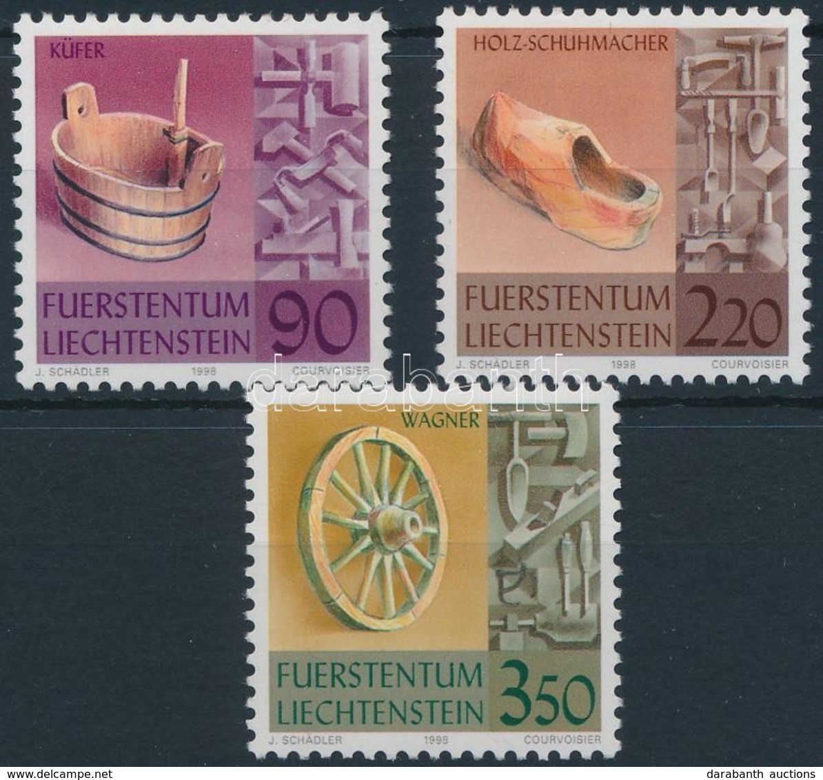 ** 1998 Régi Kézművesség Sor Mi 1180-1182 - Andere & Zonder Classificatie