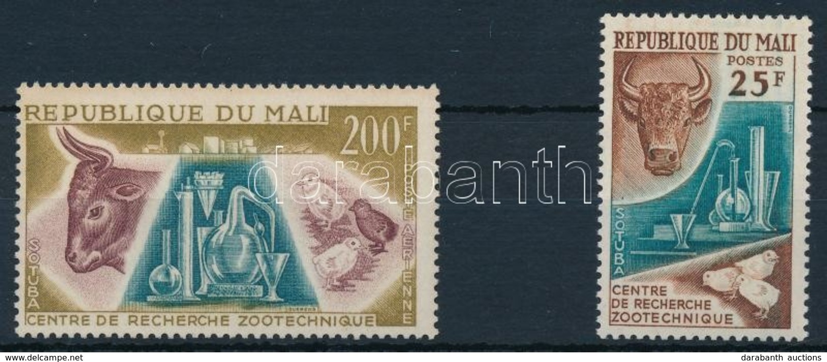 ** 1963 Állatok Sor,
Animals
Mi 58-59 - Andere & Zonder Classificatie