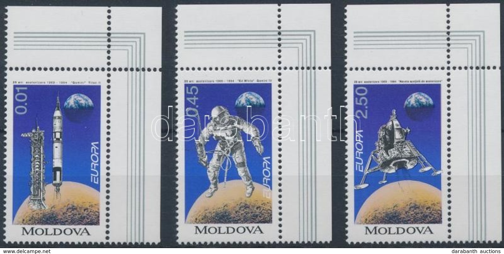 ** 1994 Európa CEPT ívsarki Sor Mi 106-108 - Other & Unclassified