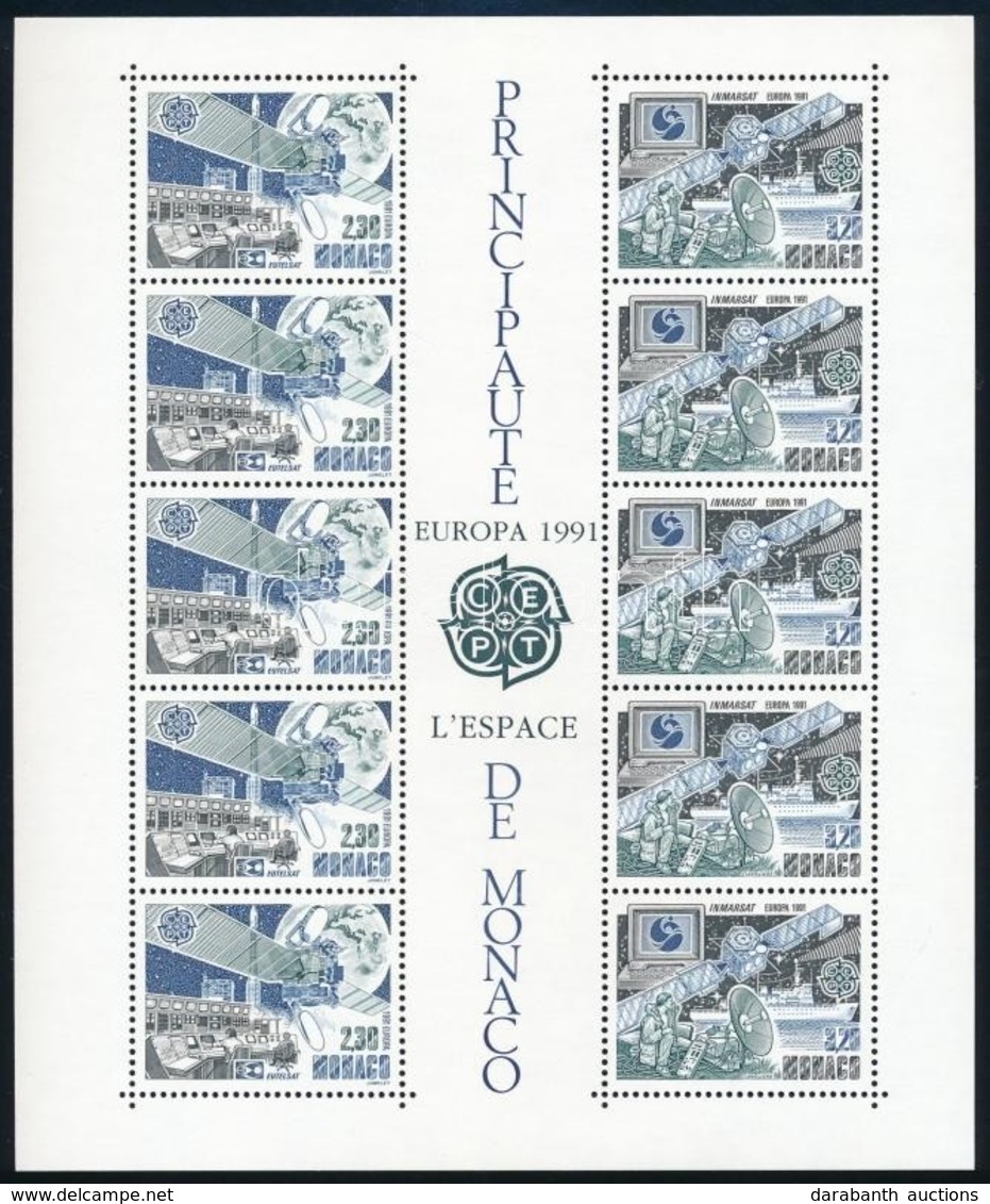 ** 1991 Europa CEPT, űrkutatás Blokk Mi 50 - Other & Unclassified