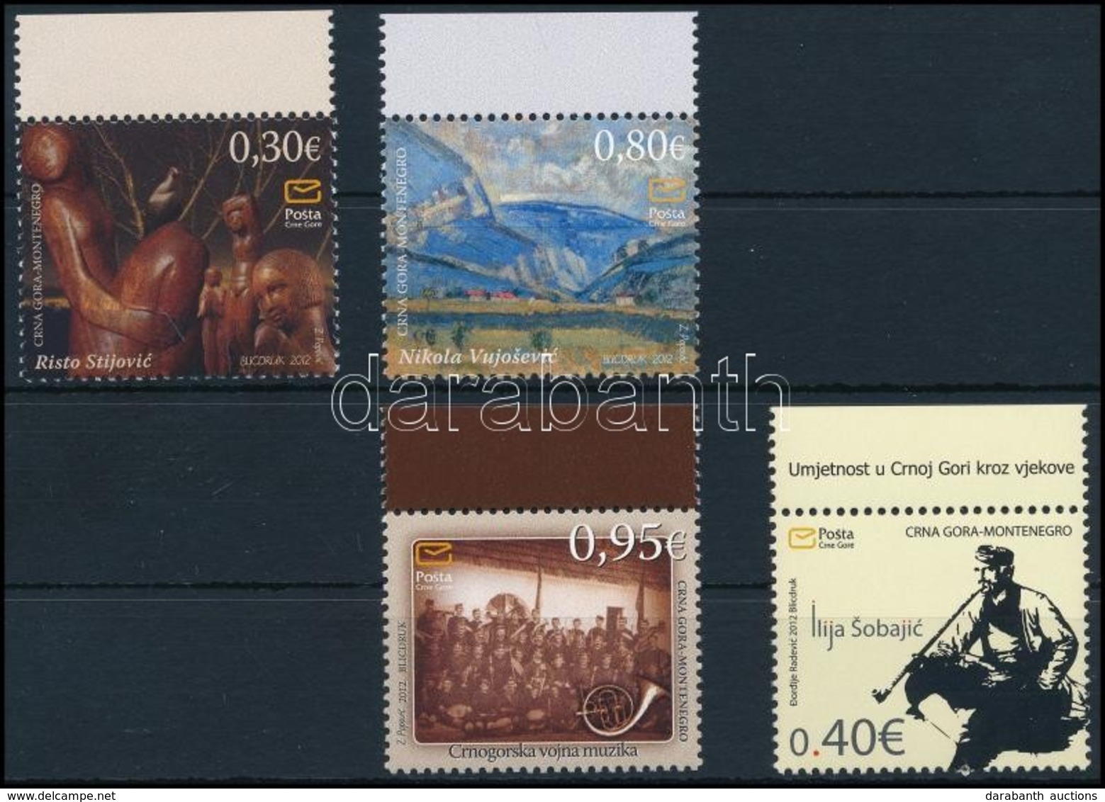 ** 2012 Művészet Sor,
Art Set
Mi 287-290 - Andere & Zonder Classificatie