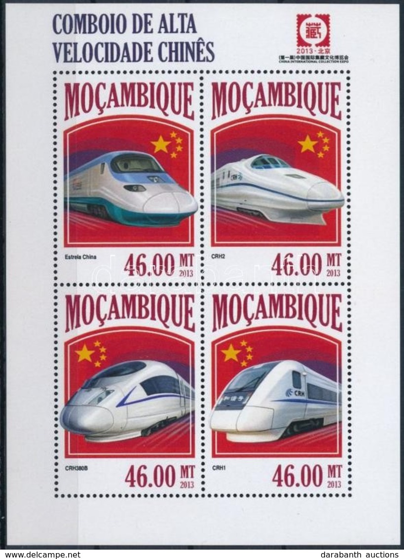** 2013 Nagy Sebességű Kínai Vonatok Kisív Mi 6887-6890 - Other & Unclassified