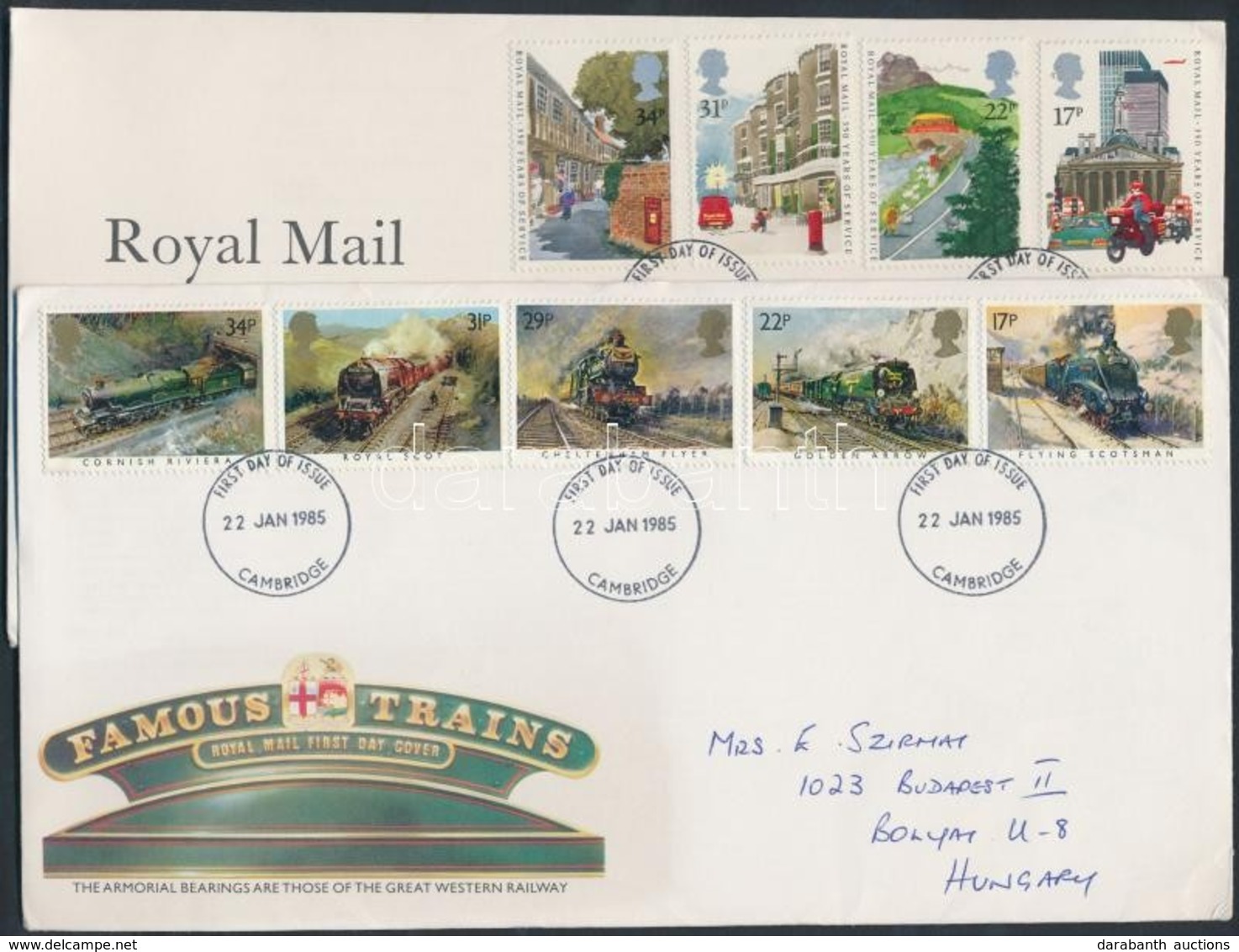 1985 4 Db FDC - Andere & Zonder Classificatie