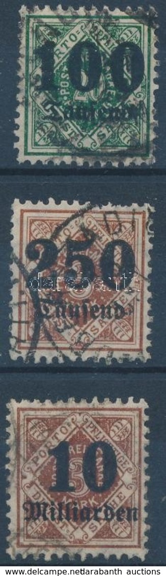 O 1923 Dienstmarken Mi 177, 178, 183 (Mi EUR 36,20) - Other & Unclassified