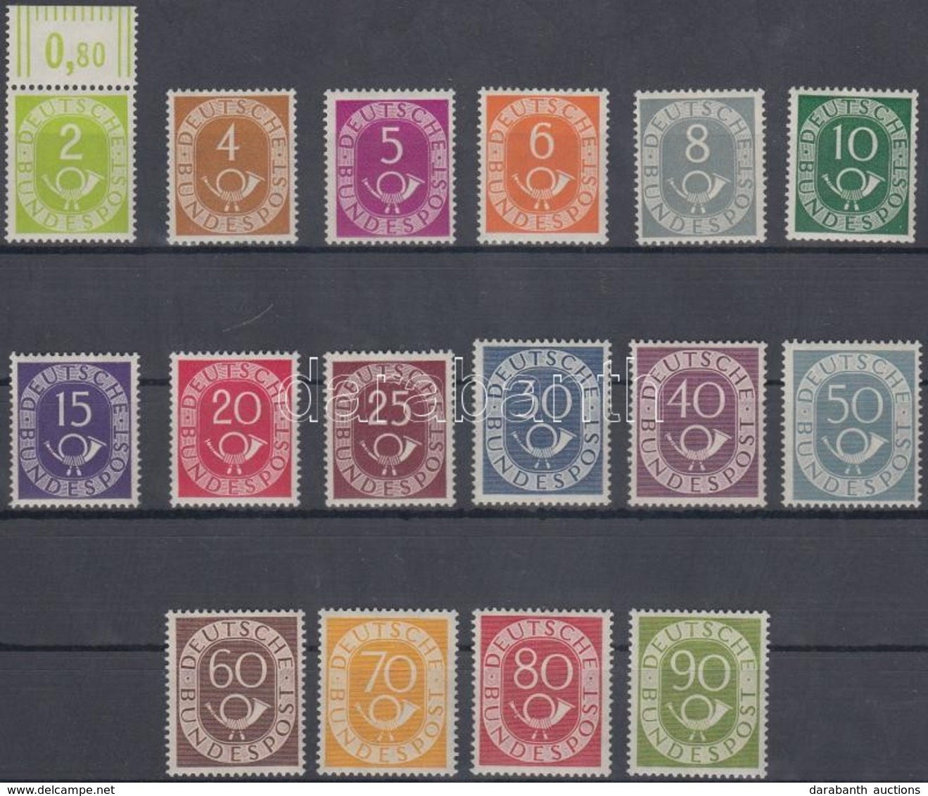 ** 1951 Forgalmi Sor Mi 123-138 - Other & Unclassified