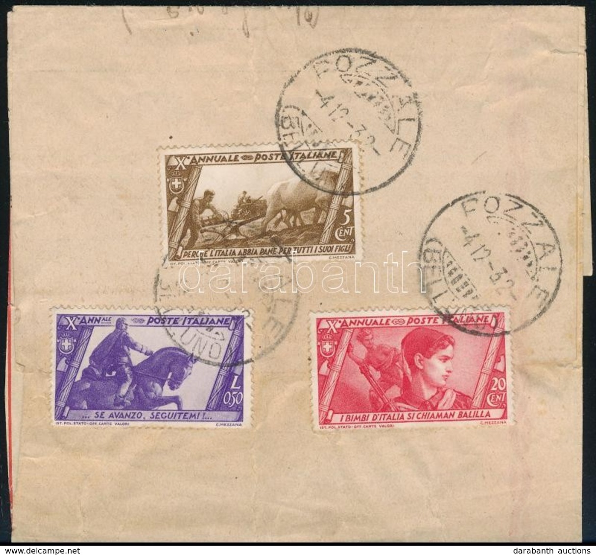 1932 Címszalag Pécsre / Wrapper To Hungary - Andere & Zonder Classificatie