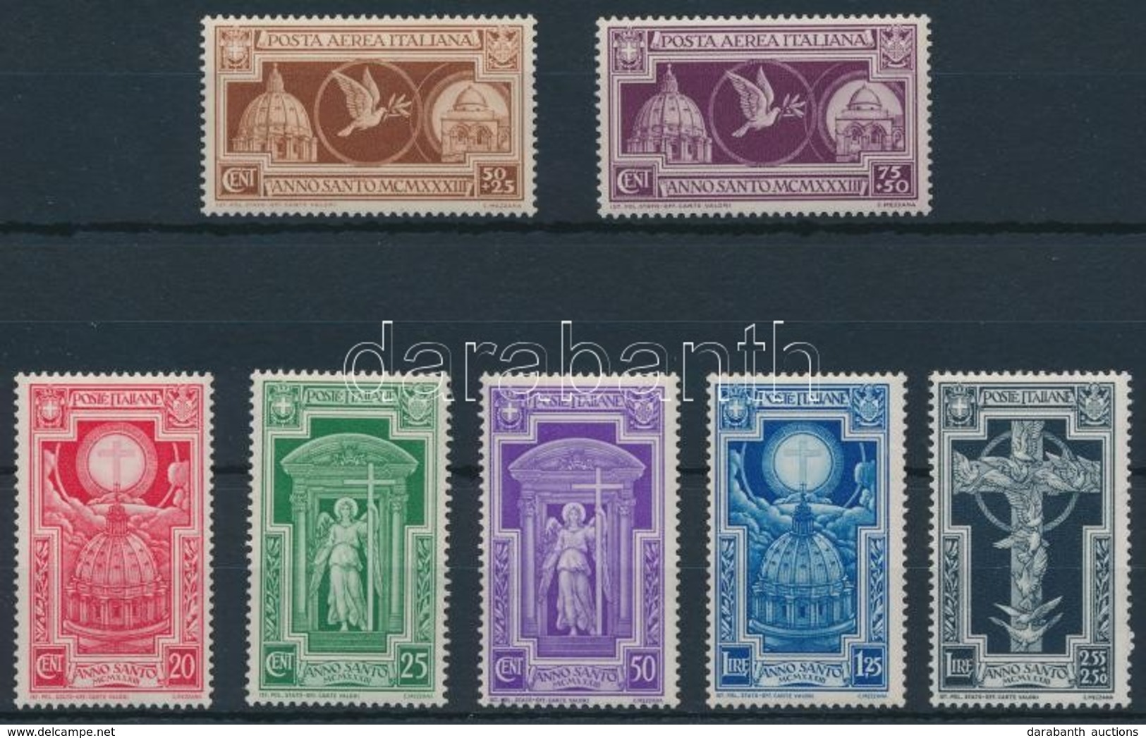 ** 1933 Szent év Sor Mi 452-458 - Sonstige & Ohne Zuordnung