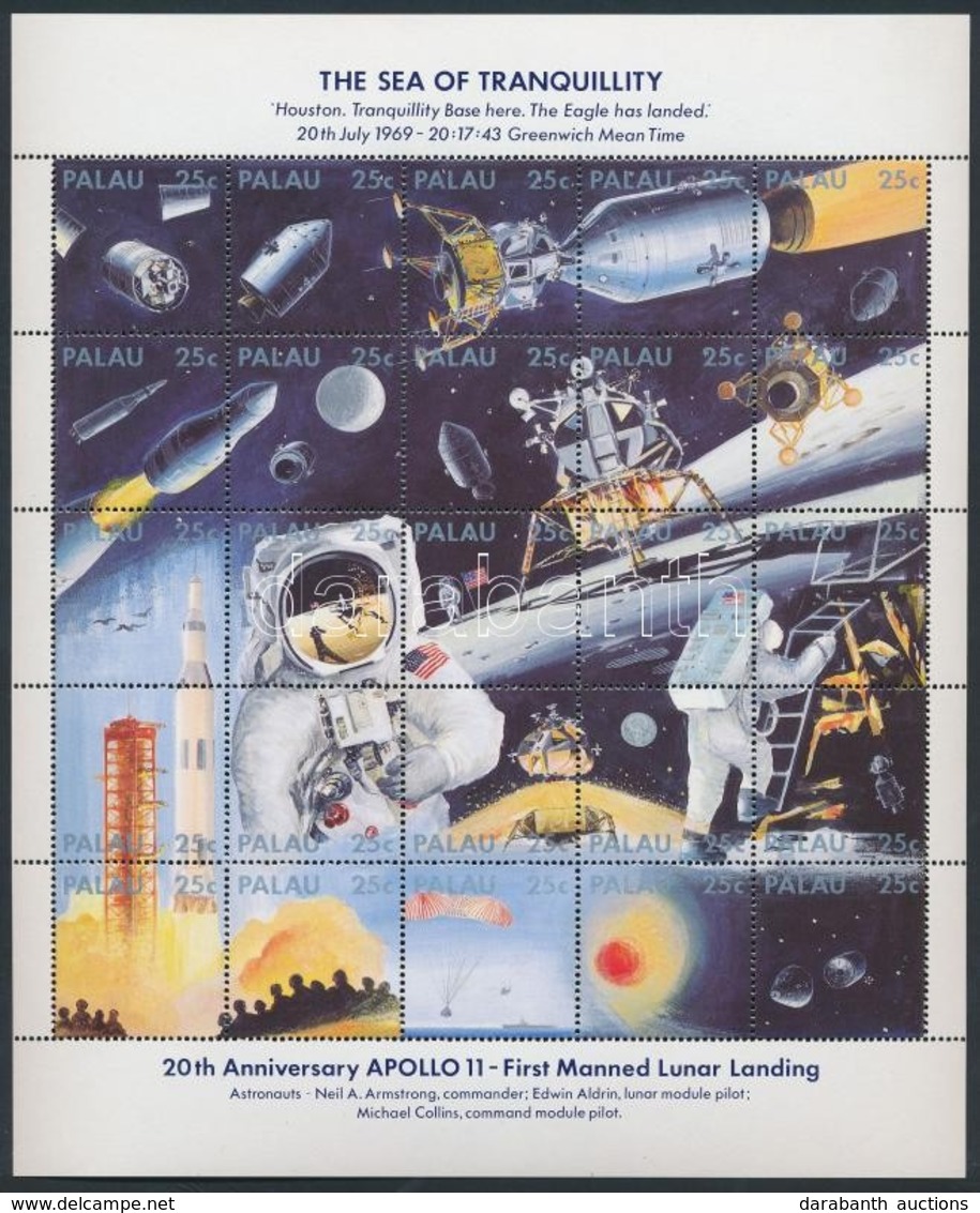 ** 1989 Apollo 11 Kisív  Mi 282-306 - Other & Unclassified