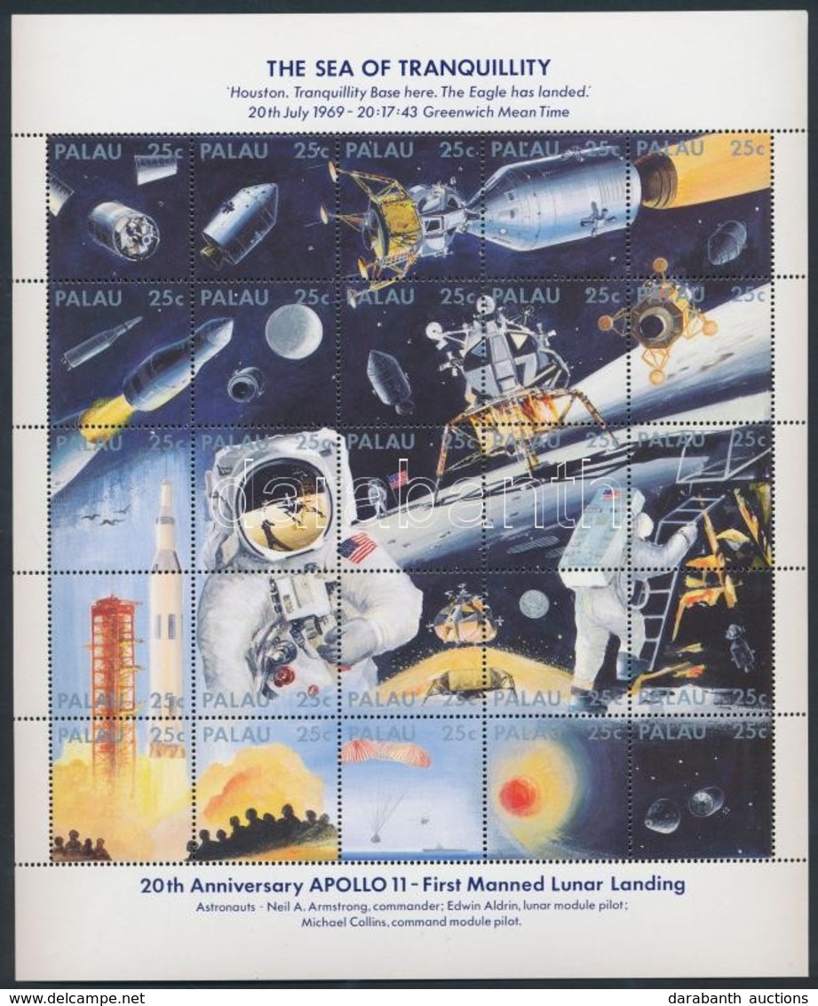 ** 1989 Apollo 11 Kisív  Mi 282-306 - Andere & Zonder Classificatie