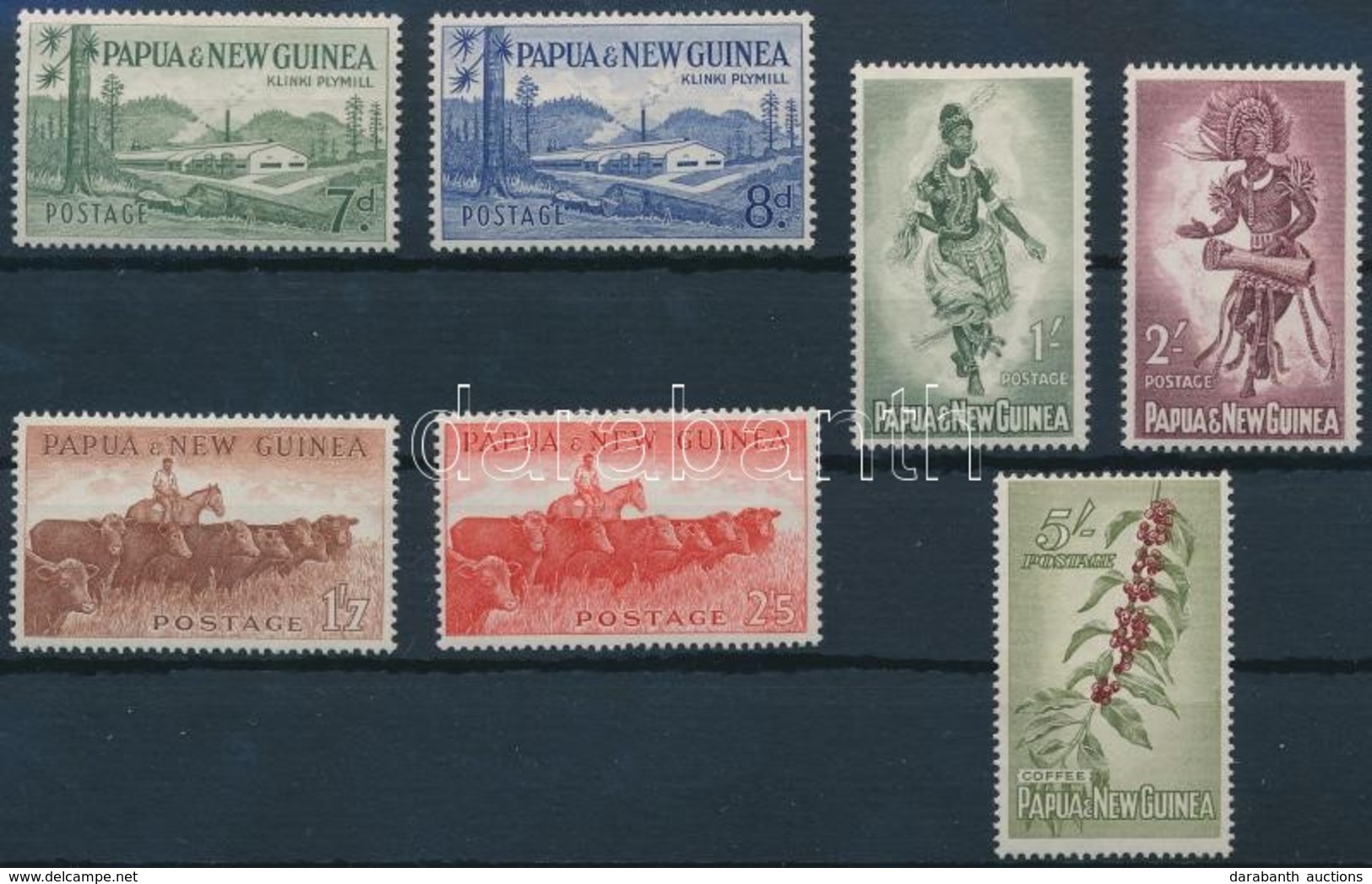 ** 1952 7 Db Forgalmi érték Mi 11, 13, 15, 17-19, 21 - Other & Unclassified