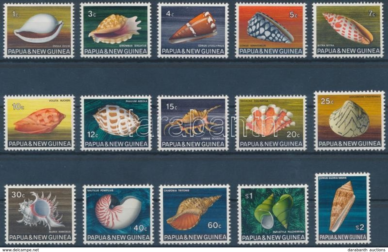 ** 1968 Kagylók Sor,
Shells Set
Mi 139-153 - Other & Unclassified