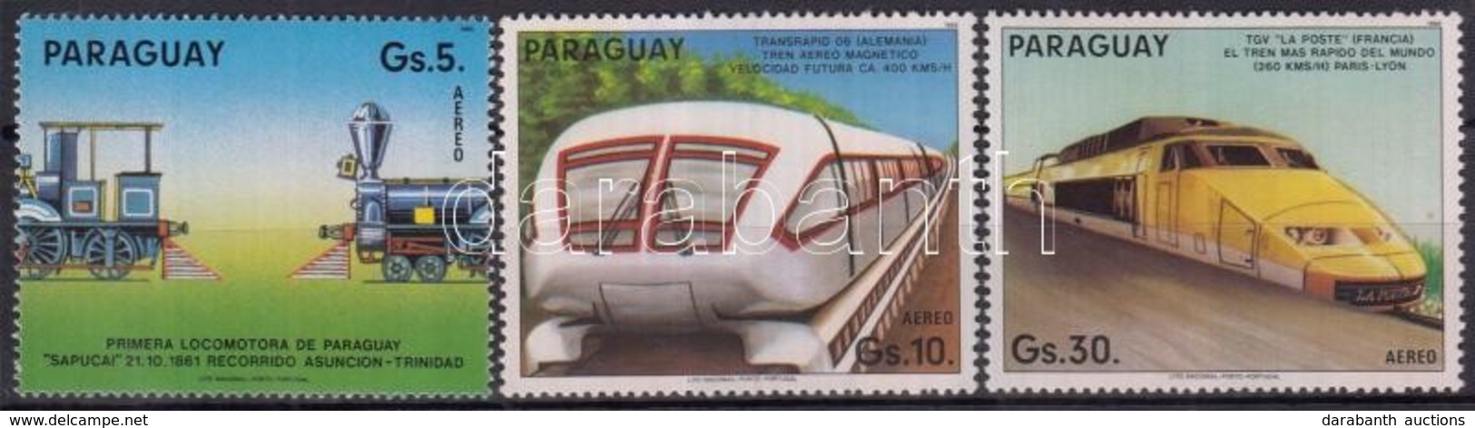 ** 1985 Mozdonyok Sor Mi 3870-3872 - Other & Unclassified