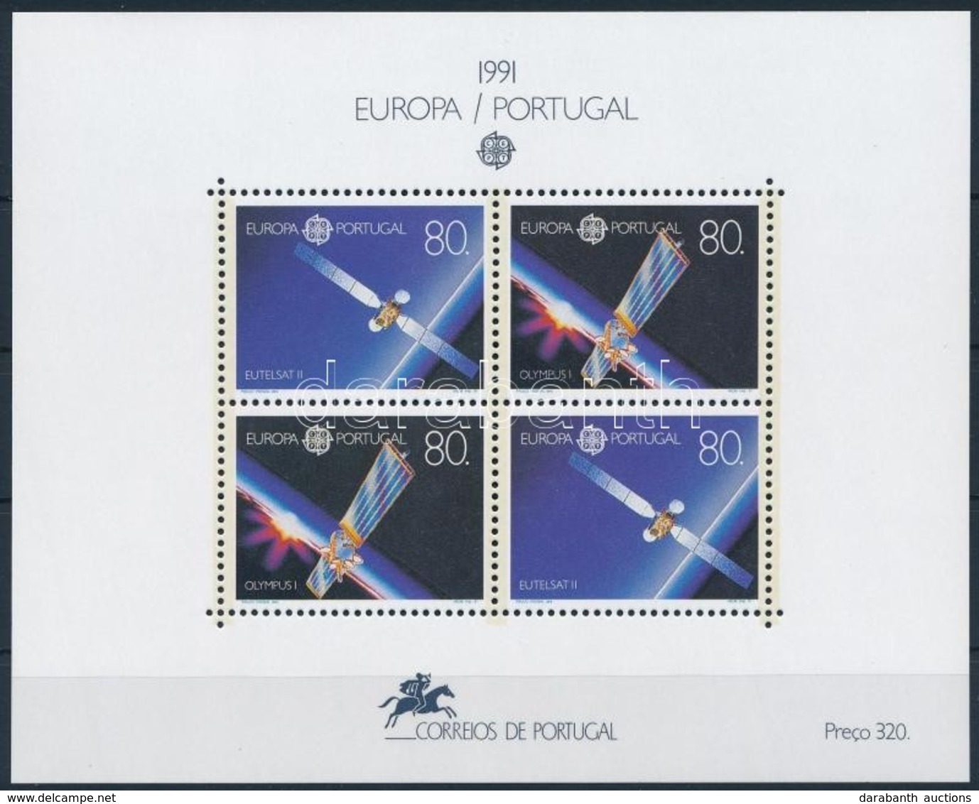 ** 1991 Europa: Űrkutatás Blokk Mi 78 - Andere & Zonder Classificatie