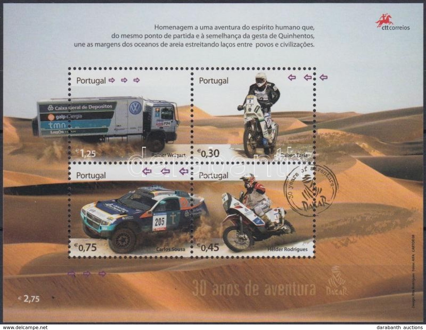 ** 2008 Rallye-Dakar Blokk Mi 263 - Other & Unclassified