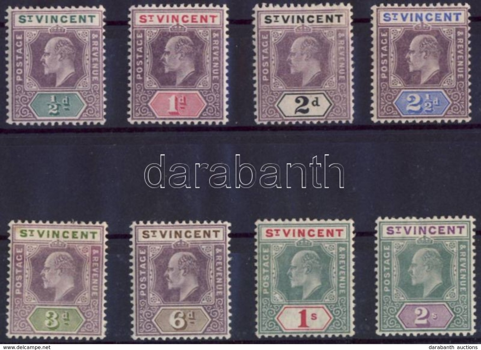 * 1902 Forgalmi Sor Záróérték Nélkül / Definitives Without Closing Value Mi 53-60 - Andere & Zonder Classificatie