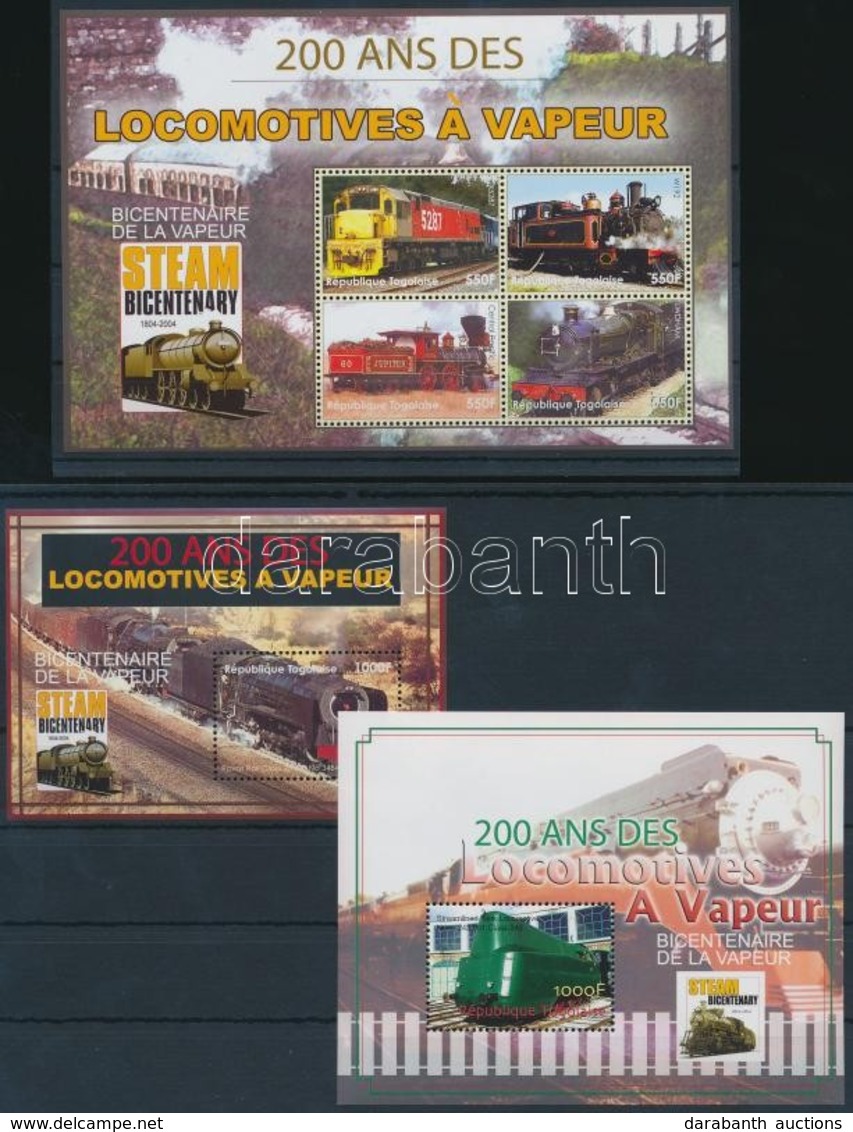 ** 2006 200 éves A Gőzmozdony (2004) Kisív Mi 3292-3295 + Blokksor 477-478 - Andere & Zonder Classificatie