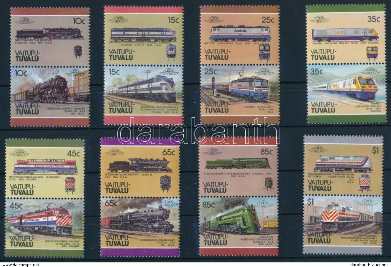 ** 1987 Mozdony Sor Párokban Mi 97-112 - Other & Unclassified