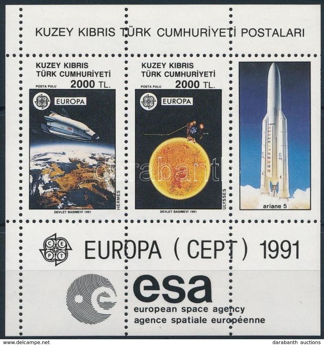 ** 1991 Europa CEPT: Űrkutatás Blokk Mi 9 - Andere & Zonder Classificatie