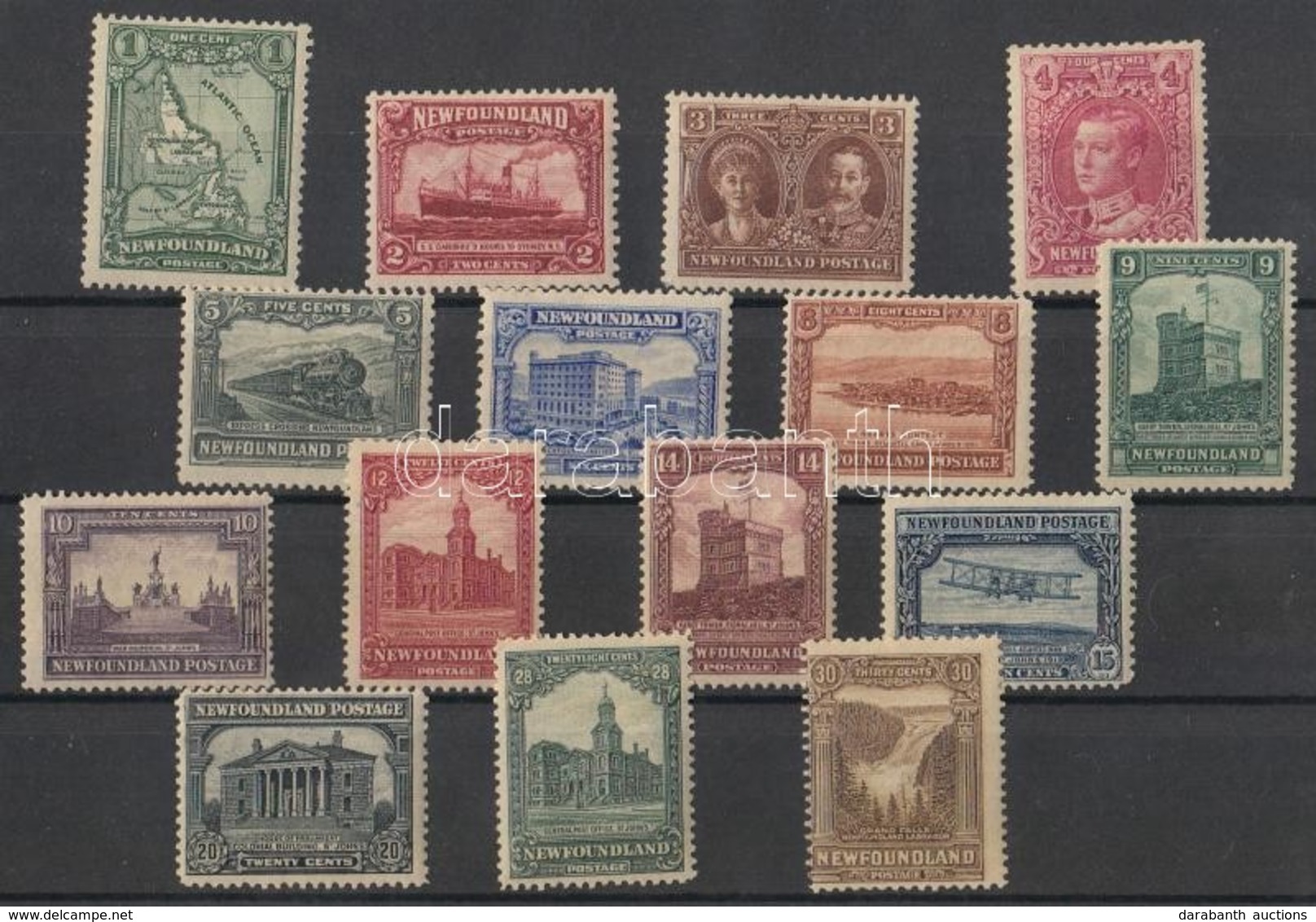 * 1923 Forgalmi Bélyeg Sor/ Definitive Stamp Set Mi 129-143 - Andere & Zonder Classificatie