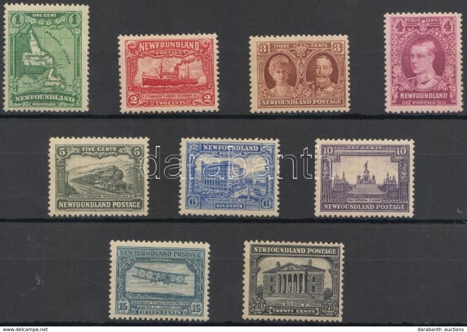 * 1929-1931 Forgalmi Bélyeg Sor/ Definitive Stamp Set Mi 145-153 - Other & Unclassified