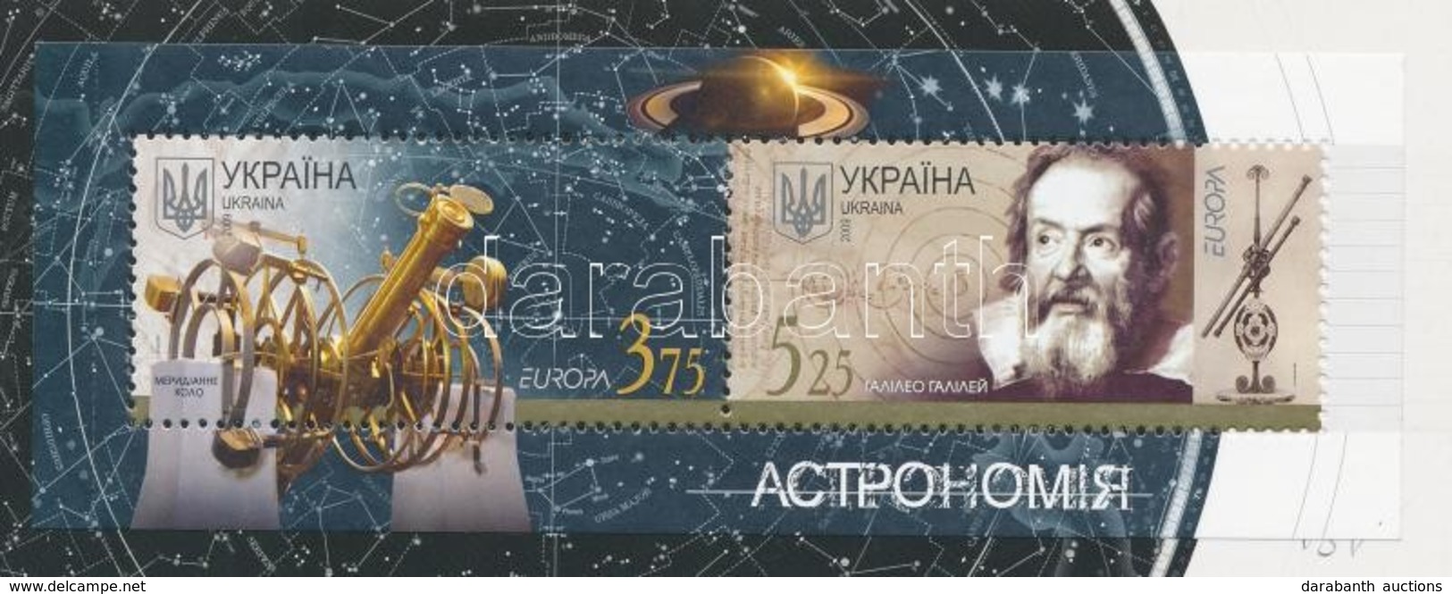 ** 2009 Europa CEPT:  Csillagászat Bélyegfüzet MH 10( Mi 1032-1033) - Sonstige & Ohne Zuordnung