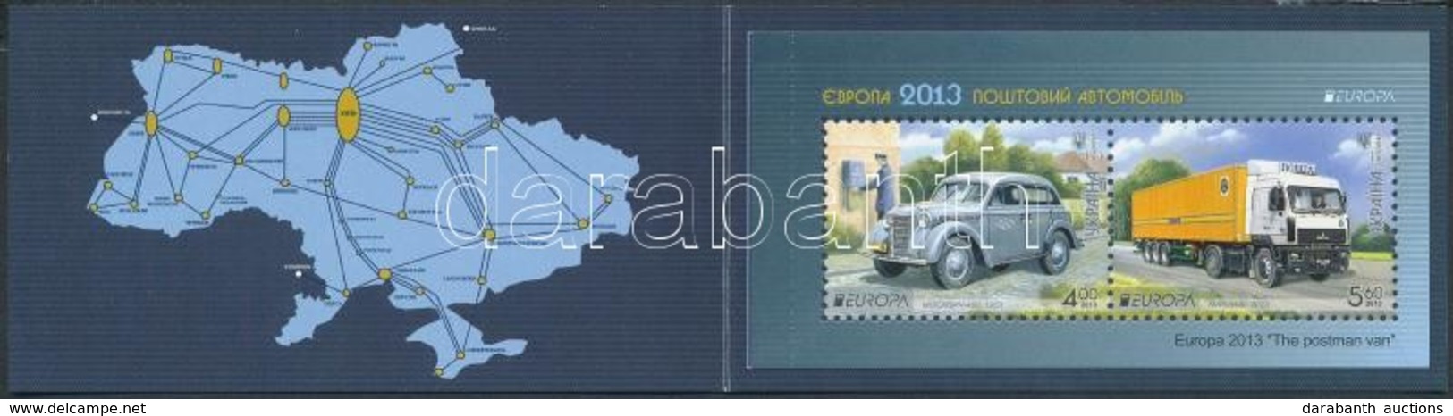 ** 2013 Europa CEPT Postai Járművek Bélyegfüzet Mi MH 13 - Other & Unclassified