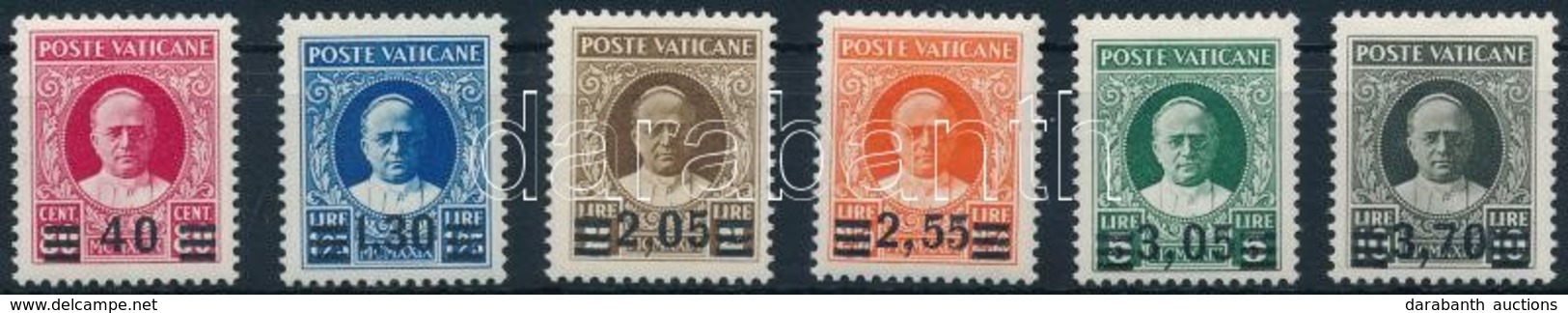 ** 1934 XI. Pius Pápa Sor Mi 39-44 - Other & Unclassified