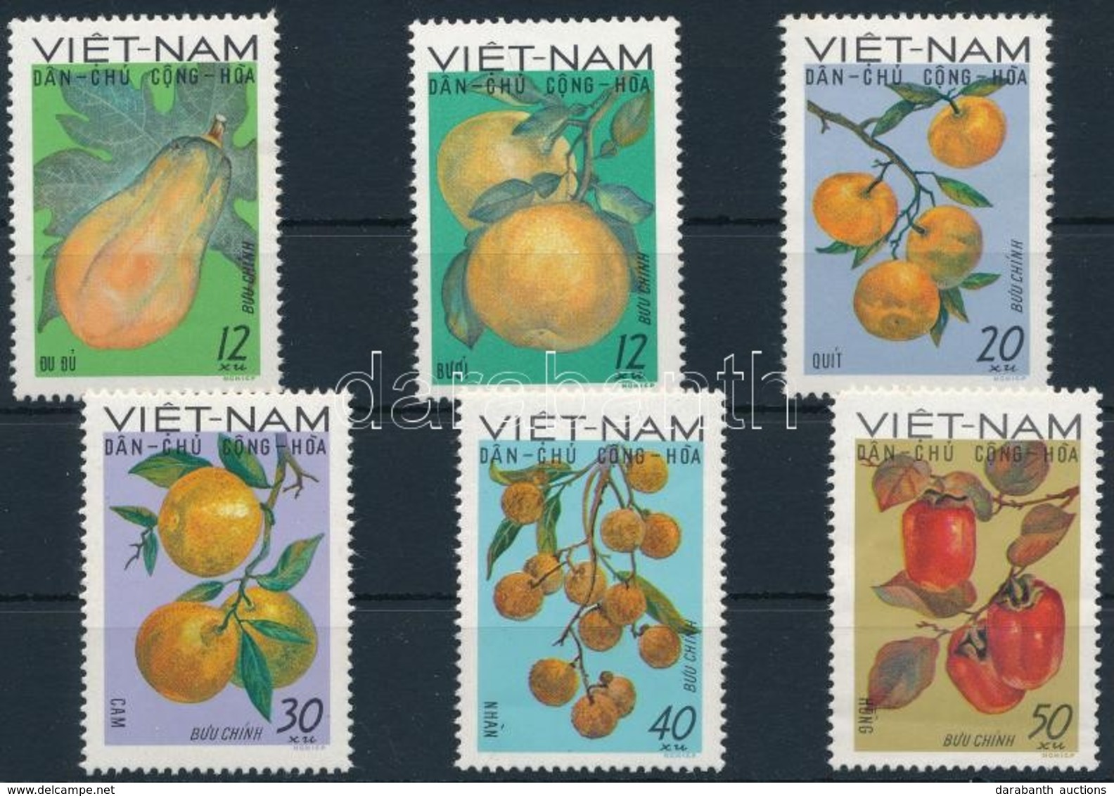 ** 1969 Gyümölcs Sor,
Fruit Set
Mi 588-593 - Andere & Zonder Classificatie